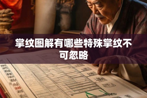掌纹图解有哪些特殊掌纹不可忽略
