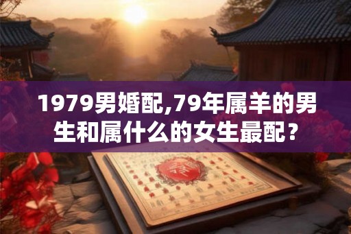 1979男婚配,79年属羊的男生和属什么的女生最配？
