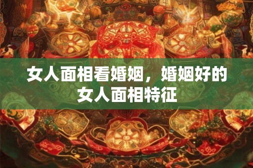 女人面相看婚姻，婚姻好的女人面相特征