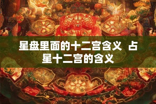 星盘里面的十二宫含义 占星十二宫的含义 星盘里面的十二宫含义 占星十二宫的含义