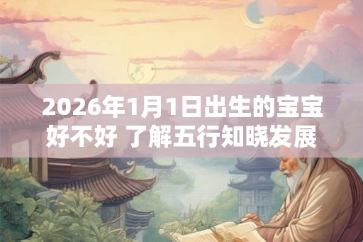2026年1月1日出生的宝宝好不好 了解五行知晓发展