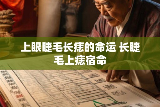 上眼睫毛长痣的命运 长睫毛上痣宿命