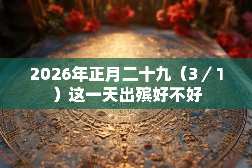 2026年正月二十九(3/1)这一天出殡好不好 2026年正月二十九(3/1)这一天出殡好不好