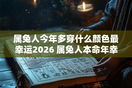 属兔人今年多穿什么颜色最幸运2026 属兔人本命年幸运色
