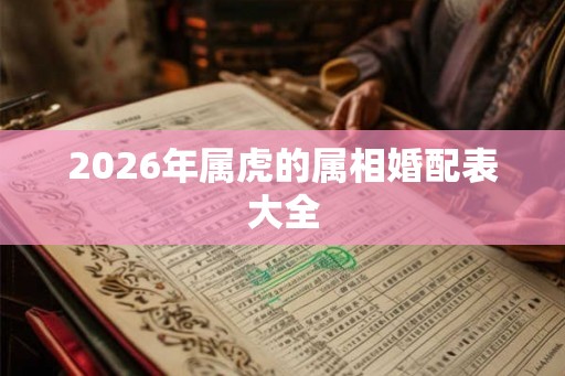 2026年属虎的属相婚配表大全