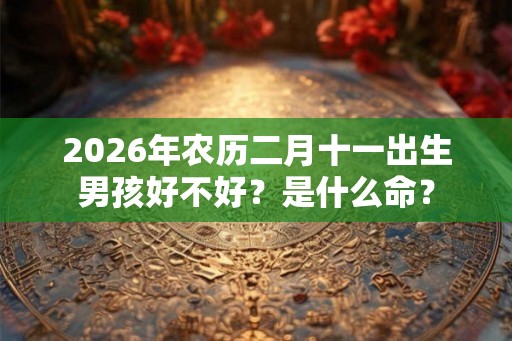 2026年农历二月十一出生男孩好不好？是什么命？