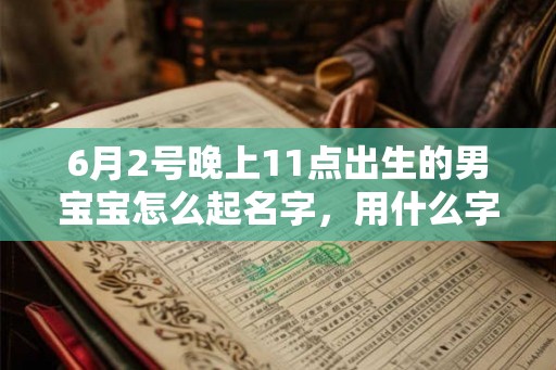 6月2号晚上11点出生的男宝宝怎么起名字,用什么字好 6月2号晚上11点出生的男宝宝怎么起名字,用什么字好