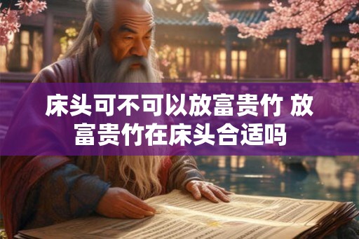 床头可不可以放富贵竹 放富贵竹在床头合适吗 床头可不可以放富贵竹 放富贵竹在床头合适吗