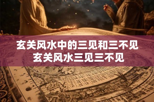 玄关风水中的三见和三不见 玄关风水三见三不见