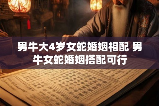 男牛大4岁女蛇婚姻相配 男牛女蛇婚姻搭配可行
