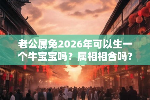 老公属兔2026年可以生一个牛宝宝吗？属相相合吗？