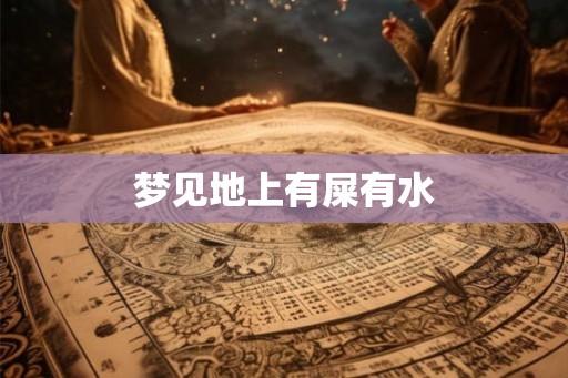 梦见地上有屎有水
