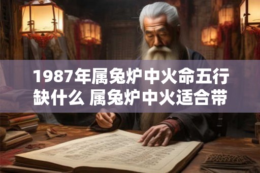 1987年属兔炉中火命五行缺什么 属兔炉中火适合带什么