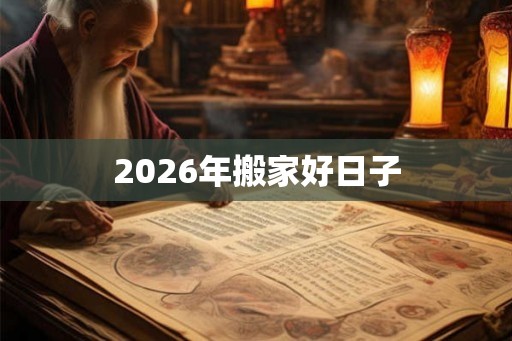 2026年搬家好日子
