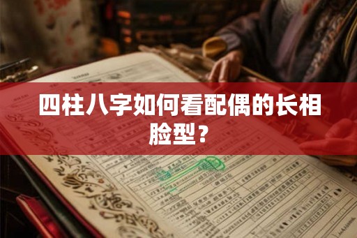 四柱八字如何看配偶的长相脸型？
