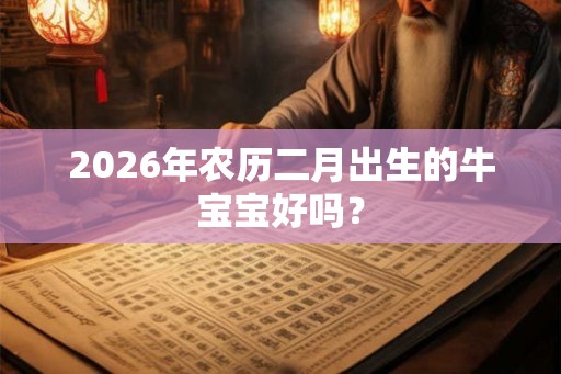 2026年农历二月出生的牛宝宝好吗？