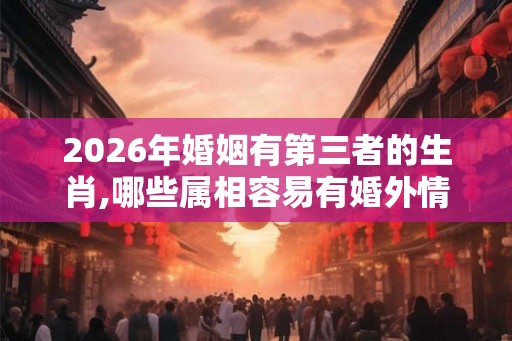 2026年婚姻有第三者的生肖,哪些属相容易有婚外情