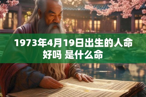 1973年4月19日出生的人命好吗 是什么命 1973年4月19日出生的人命好吗 是什么命