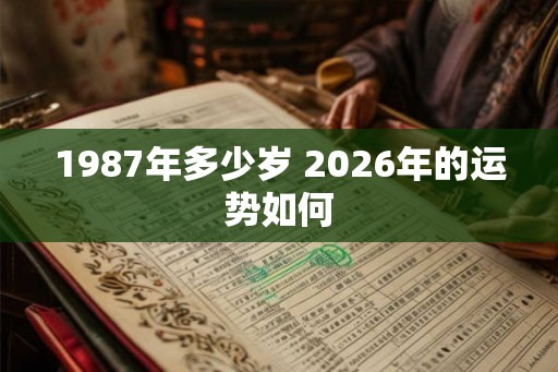 1987年多少岁 2026年的运势如何