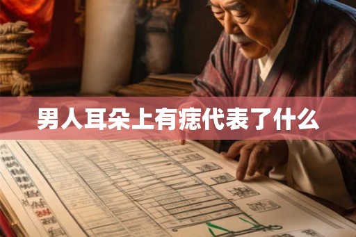 男人耳朵上有痣代表了什么 男人耳朵上有痣代表了什么