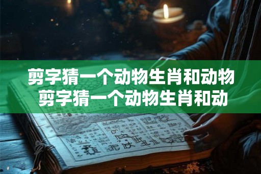 剪字猜一个动物生肖和动物 剪字猜一个动物生肖和动物生肖