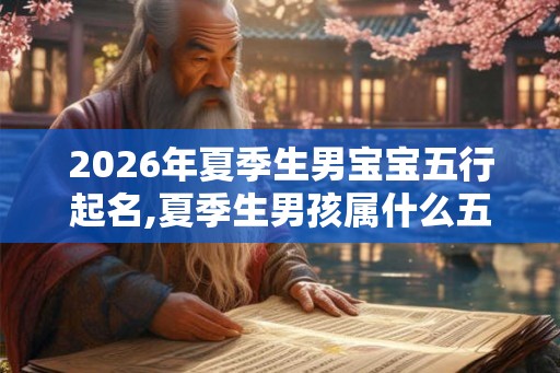 2026年夏季生男宝宝五行起名,夏季生男孩属什么五行？