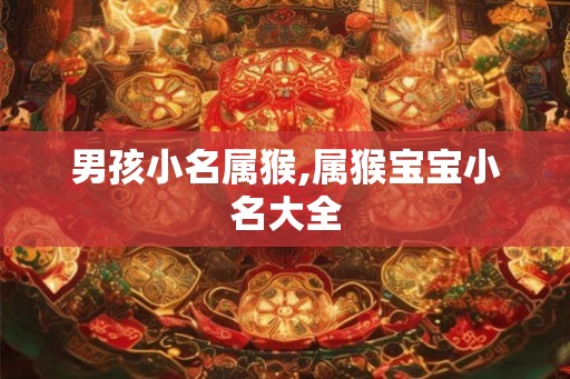 男孩小名属猴,属猴宝宝小名大全