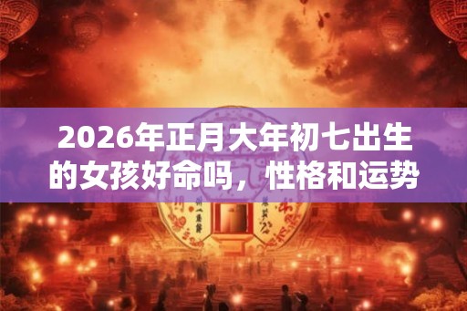 2026年正月大年初七出生的女孩好命吗，性格和运势如何？