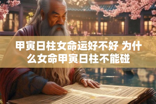 甲寅日柱女命运好不好 为什么女命甲寅日柱不能碰 甲寅日柱女命运好不好 为什么女命甲寅日柱不能碰