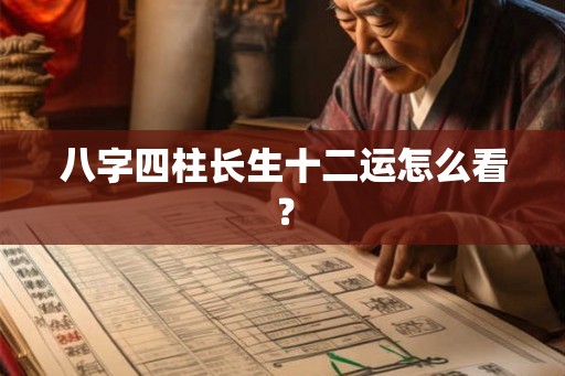 八字四柱长生十二运怎么看？