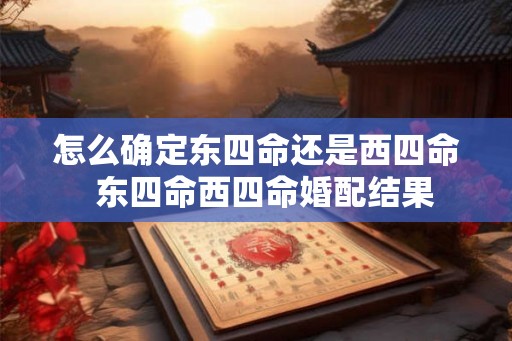 怎么确定东四命还是西四命  东四命西四命婚配结果