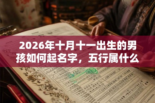 2026年十月十一出生的男孩如何起名字,五行属什么 2026年十月十一出生的男孩如何起名字,五行属什么