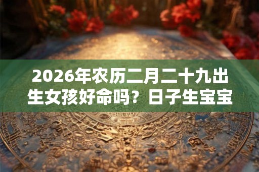 2026年农历二月二十九出生女孩好命吗？日子生宝宝好吗？