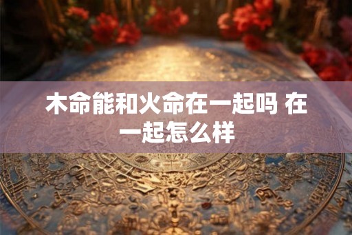 木命能和火命在一起吗 在一起怎么样