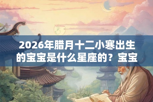 2026年腊月十二小寒出生的宝宝是什么星座的？宝宝性格如何？