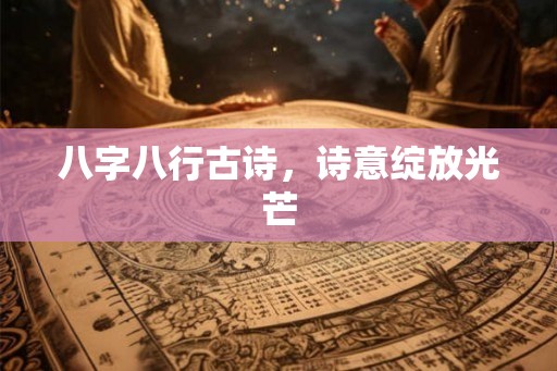 八字八行古诗,诗意绽放光芒 八字八行古诗,诗意绽放光芒