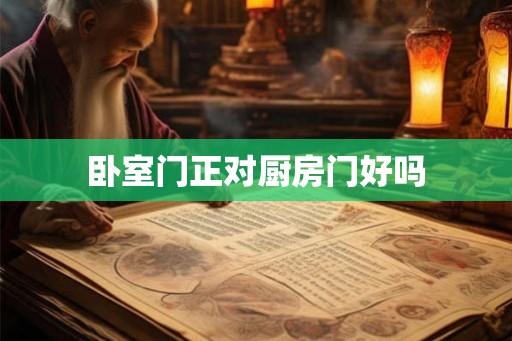 卧室门正对厨房门好吗