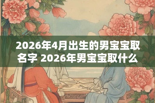 2026年4月出生的男宝宝取名字 2026年男宝宝取什么名字
