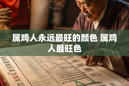 属鸡人永远最旺的颜色 属鸡人最旺色