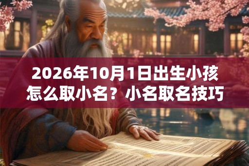2026年10月1日出生小孩怎么取小名?小名取名技巧推荐! 2026年10月1日出生小孩怎么取小名?小名取名技巧推荐!