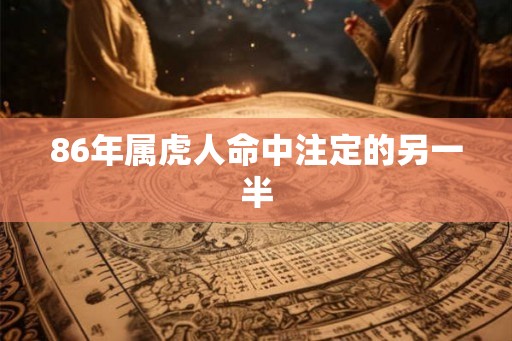 86年属虎人命中注定的另一半