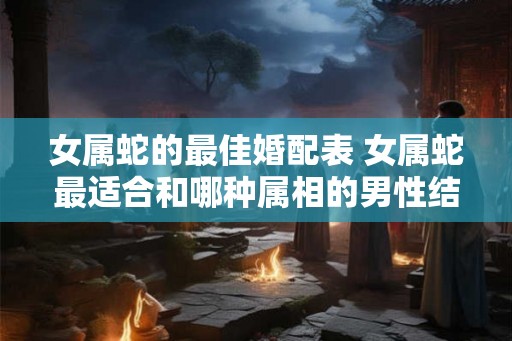 女属蛇的最佳婚配表 女属蛇最适合和哪种属相的男性结婚