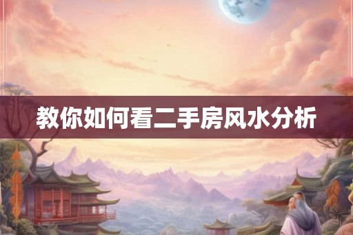 教你如何看二手房风水分析