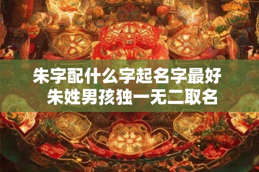 朱字配什么字起名字最好  朱姓男孩独一无二取名