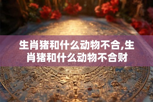 生肖猪和什么动物不合,生肖猪和什么动物不合财