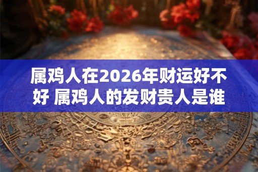 属鸡人在2026年财运好不好 属鸡人的发财贵人是谁 属鸡人在2026年财运好不好 属鸡人的发财贵人是谁
