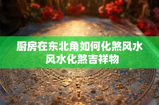 厨房在东北角如何化煞风水 风水化煞吉祥物 厨房在东北角如何化煞风水 风水化煞吉祥物