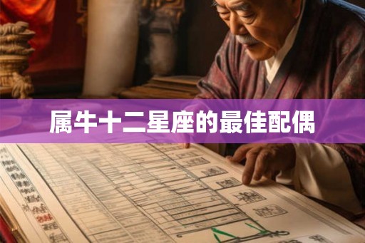 属牛十二星座的最佳配偶