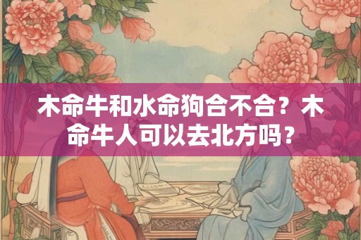 木命牛和水命狗合不合？木命牛人可以去北方吗？