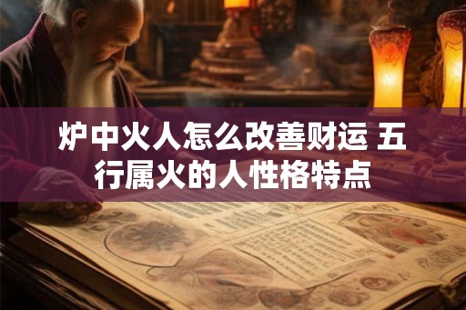 炉中火人怎么改善财运 五行属火的人性格特点